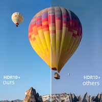 Yinzam S9 DLP proyektor Video luar ruangan, proyektor Game baterai ToF 3D 700 Ansi Lumens dengan Keystone fokus otomatis HDR10 + Beamer