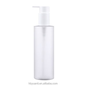 Lujo 250ml Flat Pink Pump Skincare Packaging Clear <span class=keywords><strong>Body</strong></span> <span class=keywords><strong>Oil</strong></span> and Lotion Bottle para crema facial MOQ 100PCs - Product Image 1