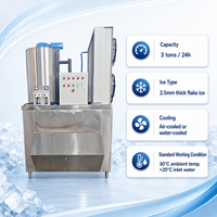 Machine à glace et flocons de neige sur mesure 3000 kg, conception intégrée pour la transformation des produits aquatiques et alimentaires