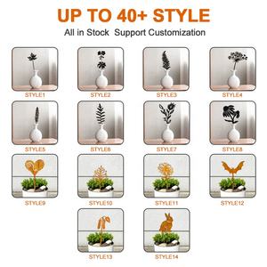 Ornements de jardin, arrangement extérieur, jardins, terrasse en métal, luxe pour les enseignes, printemps, acier inoxydable, rouillé, automne, Halloween, art inhabituel - Product Image 5