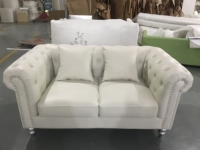 Ensemble de canapés sectionnels modernes de luxe en velours et éponge, design capitonné, pour appartement, centre commercial, salon, hôtel - Vente en gros 2026