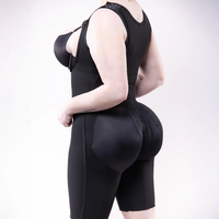 Shapewear colombien amincissant et sculptant la taille, longueur genou, avec larges bretelles |   Compression élevée et mise en forme du corps