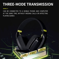 Casque de jeu sans fil VGN VXE Siren V1 Sport 2.4G/BT 5.3 AAC ENC avec haut-parleurs dynamiques, étanche IPX4, basses améliorées, léger, en métal