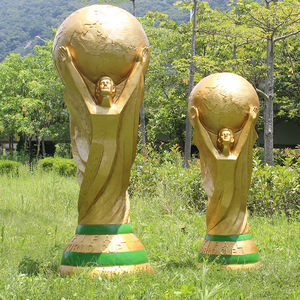 Trophée de football en résine transfrontalier surdimensionné, sculpture de la Coupe Héraclès, pièce décorative pour bars et clubs, modèle Chine - Product Image 4