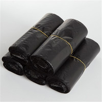 Sacs de Courrier Noirs Lisses Nouveaux en PE – Sacs de Rangement Polyvalents, Enveloppes d'Expédition Auto-Adhésives, Écologiques et Pliables en Plastique