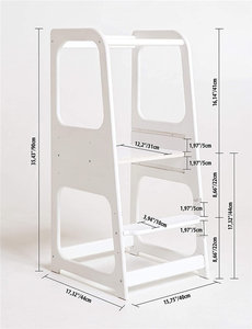 Wooden Children's Learning Tower Foldable <b>Kitchen</b> <b>Stool</b> Baby Footrest Foldable Study Desk Japan - Product Image 6