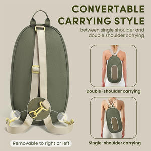 Bolsa de Pádel Cruzada Impermeable y Antirrobo de Poliéster con Logotipo Personalizado para <span class=keywords><strong>Mujer</strong></span>, Bolsa de Transporte Portátil para Tenis y Deportes al Aire Libre - Product Image 3