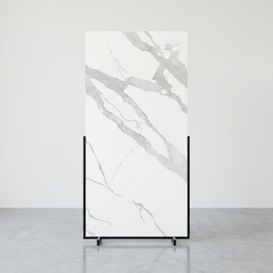 Bianco Staturio Venato 800x1600mm High Gloss Porcelain Floor And <b>Wall</b> Tiles White Marble Design 80x160cm - Product Image 3