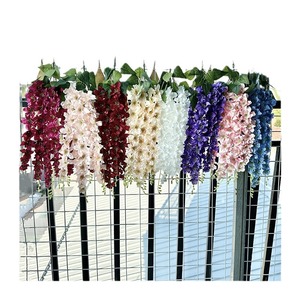 ดอกไม้ประดิษฐ์ Queyiyi แบบ 5 ก้าน สำหรับตกแต่งเพดานและผนังงานแต่งงาน สีขาว ชมพู แชมเปญ สำหรับตกแต่งงานแต่งงานและบ้าน - Product Image 5