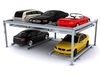 Prix usine – Élévateur de stationnement vertical à deux colonnes, double niveau, 2700 kg, pour garage souterrain, extérieur, carport, usage commercial
