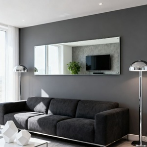 Home Use Wall <b>Mirror</b> Adhesive Wall <b>Mirror</b> Living Room Furniture Customized Clear Waterproof <b>Mirror</b> Be Used in Gym Living Room - Product Image 1