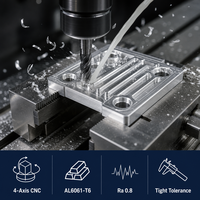 Service de fraisage d'aluminium 6082, pièces usinées CNC de précision sur mesure, fabricant et fournisseur OEM, commande en gros