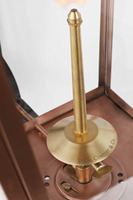 Lanterne murale à gaz en verre transparent de haute qualité, style américain moderne, pour porche, extérieur, villa, maison