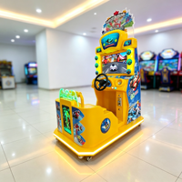 Machine d'arcade simulateur de course pour enfants, très populaire, facile à utiliser, avec armoire verrouillable, pour centre commercial, aire de jeux pour enfants, entreprise de loisirs