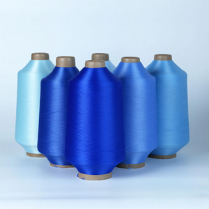 Usine en gros 100% Nylon 6 fils haute élasticité DTY fil texturé pour chaussettes tricot teint motif pour le tissage et la couture - Product Image 3