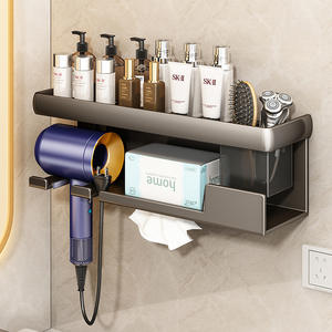 Support mural pour sèche-cheveux Dyson, sans perçage, rectangulaire, pour salle de bain - Product Image 3