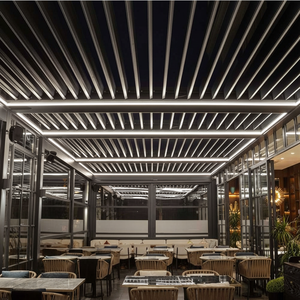 ซุ้มกลางแจ้งที่ทันสมัยพร้อมหลังคาบังแดดปรับได้สำหรับลานหรือสนามหลังบ้าน - Product Image 1