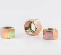 Écrou hexagonal en acier inoxydable 201 poli pour raccord de tuyau flexible, écrous de plomberie, CLASSE 4 1/2, filetage gauche