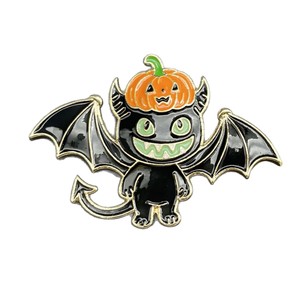 Animal Brooch Zinc Alloy Halloween Cat Bat Pumpkin <b>Skull</b> Badge For Clothing <b>Bag</b> Decoration Party Unisex - Product Image 5