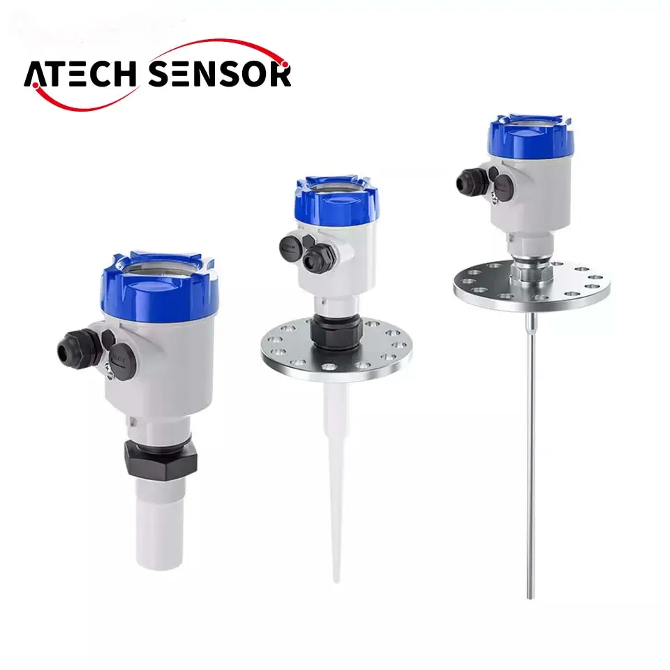 Atech akıllı asit su tankı Radar sıvı seviye sensörü su seviye sensörü, asit seviye sensörü, Radar seviyesi metre
