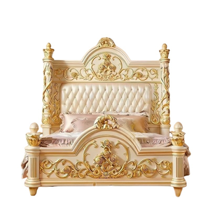 <span class=keywords><strong>Cama</strong></span> Moderna de Madera Maciza <span class=keywords><strong>Estilo</strong></span> Británico Europeo-Americano, <span class=keywords><strong>Cama</strong></span> Matrimonial <span class=keywords><strong>Estilo</strong></span> Inglés para Recámara Principal - Product Image 5