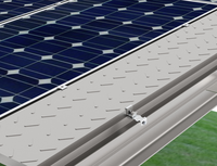 Support de carport pour système solaire photovoltaïque, système de stationnement solaire pour voitures, auvent photovoltaïque