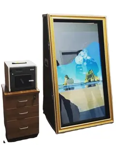 distributeur automatique 1 ensemble Suppliers-65 miroir magique photomaton avec 4K HD TV miroir photomaton ensemble complet