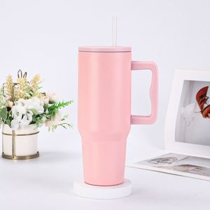 40oz H4.0 Handle <b>Car</b> Travel Tumbler Vacuum <b>Mug</b> Lid Straw Non-Slip Base OEM ODM Custom Color - Product Image 2