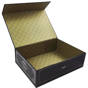 Boite Magnetic Packaging Black Boxes For Packaging Magnetic Box With Gold Foil Logo