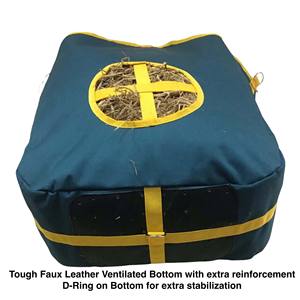 Échantillon gratuit Sacs à balles de grande capacité très résistants pour foin, filet rond pour alimentation lente, tricotés, grands sacs à foin pour chevaux, bétail - Product Image 2