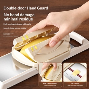 Nuovo Tagliaverdure Manuale Multifunzione in Acciaio Inox per Affettare, Grattugiare, Sminuzzare Patate e Ravanelli - Product Image 3