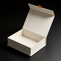 Scatola Regalo di Lusso Ecologica a Forma di Libro in Cartone Rigido con Coperchio Magnetico per Gioielli, Orologi e Confezioni di Candele