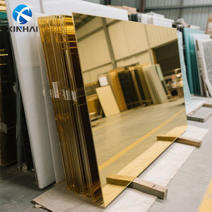 中国高光沢4 * 8Ft Pmmaパースペックスミラー1Mm 2Mm 3Mm薄い金アクリルシートPe保護フィルム付き - Product Image 1