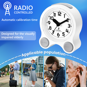 Tiếng Anh Pháp Đức Nguyên Tử Đồng Hồ Nói 5 Bộ Báo Động Riêng Biệt Nói Tiếng Anh Dễ chịu Nam Hoặc Nữ Giọng Nói Có Thể Chuyển Đổi - Product Image 6