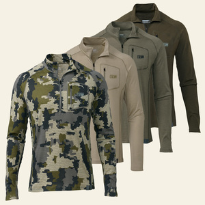 カスタム暖かいフリース生地迷彩男性狩猟服ハンティングシャツハンティング服 - Product Image 1