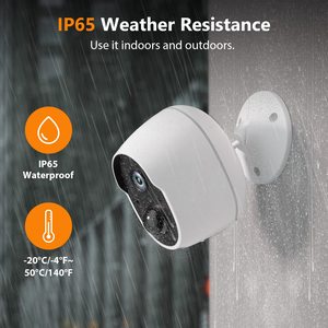 กล้องวงจรปิด IP แบบไร้สายสำหรับกลางแจ้ง/ในร่ม, กล้องขนาดเล็ก CMOS พร้อมแบตเตอรี่และระบบเตือนภัยตรวจจับมนุษย์อัจฉริยะในเวลากลางคืน - Product Image 3