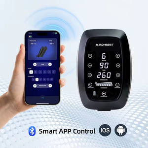 6 Chambers <b>Air</b> Compression Leg Massager Powerful 5200mAh Li Battery Led Touch Screen Six Massage Modes Recovery <b>Boots</b> - Product Image 1