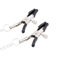 Nippelklemmen mit Penisring aus Edelstahl, lange Kette, Hoden-Bondage, Nippelstimulator, erotisches BDSM-Sexspielzeug für Männer und Paare