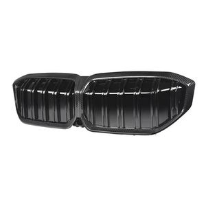 Utilisé pour modifier la <span class=keywords><strong>BMW</strong></span> Série 3 <span class=keywords><strong>I3</strong></span> avec une grille de pare-chocs avant en fibre de carbone sèche de style BEV et une grille de remplacement à double barre - Product Image 1