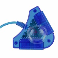 Joystick USB Dual-Player-Konverter-Adapterkabel für P 2 Gamepad Dual Playstation 2 PC USB-Spielcontroller mit CD-Treiber 2.0