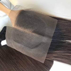 Peluca de Cabello Virgen Vietnamita <span class=keywords><strong>Rubio</strong></span> Remy, Estilo Bob, Densidad 200%, Transparente 5X5 para Peluca con Frente de Encaje - Product Image 6