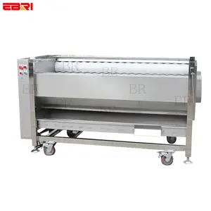 304 stainless steel potato peeling machine industrial cassava washing and sweet potato peeling machine