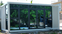 Maison modulaire préfabriquée en conteneur de 20 pieds à installation rapide pour camp de travailleurs, bureau, logement