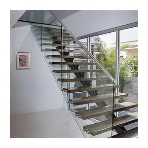 ACE Stairs Factory Hot Sale Modern Design Indoor Staircase Mono Stringer Stair