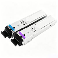 Konektor LC 1.25Gb/s 1000BASE BiDi 40km T14/R13 Modul SFP Temperatur Industri Simplex FTTX Transceiver Optik 4G Single