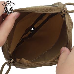 Chaleco Táctico Delgado con Bolsillo Canguro y Bolsa con Cremallera, Almacenamiento de Equipo Deportivo para Exteriores, Accesorio de Caza con Solapa Delantera DOPE - Product Image 4