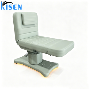 Lit de beauté électrique multifonctionnel Kisen à 3 moteurs avec télécommande, chaise de spa faciale réglable, lit de massage pour les cils et les tatouages - Product Image 4