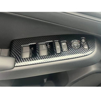 Accessoires intérieurs en ABS style fibre de carbone, ensemble complet pour Honda E:NS1 2022-2026, panneau de vitesses, interrupteur de fenêtre, garniture de volant