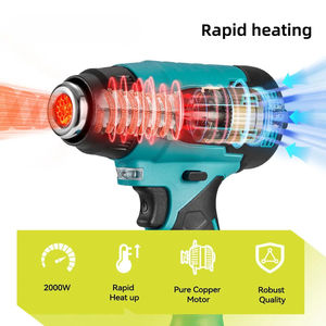 <span class=keywords><strong>Pistolet</strong></span> thermique rechargeable à 2 vitesses à bas <span class=keywords><strong>prix</strong></span>, outil portable pour le soudage plastique, film thermorétractable, <span class=keywords><strong>pistolet</strong></span> thermique - Product Image 2