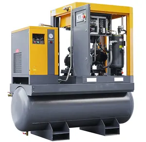 Compressore d'aria professionale a vite a velocità fissa 7.5KW 11KW 15KW 18.5KW 22KW 4 in 1 per taglio Laser a fibra